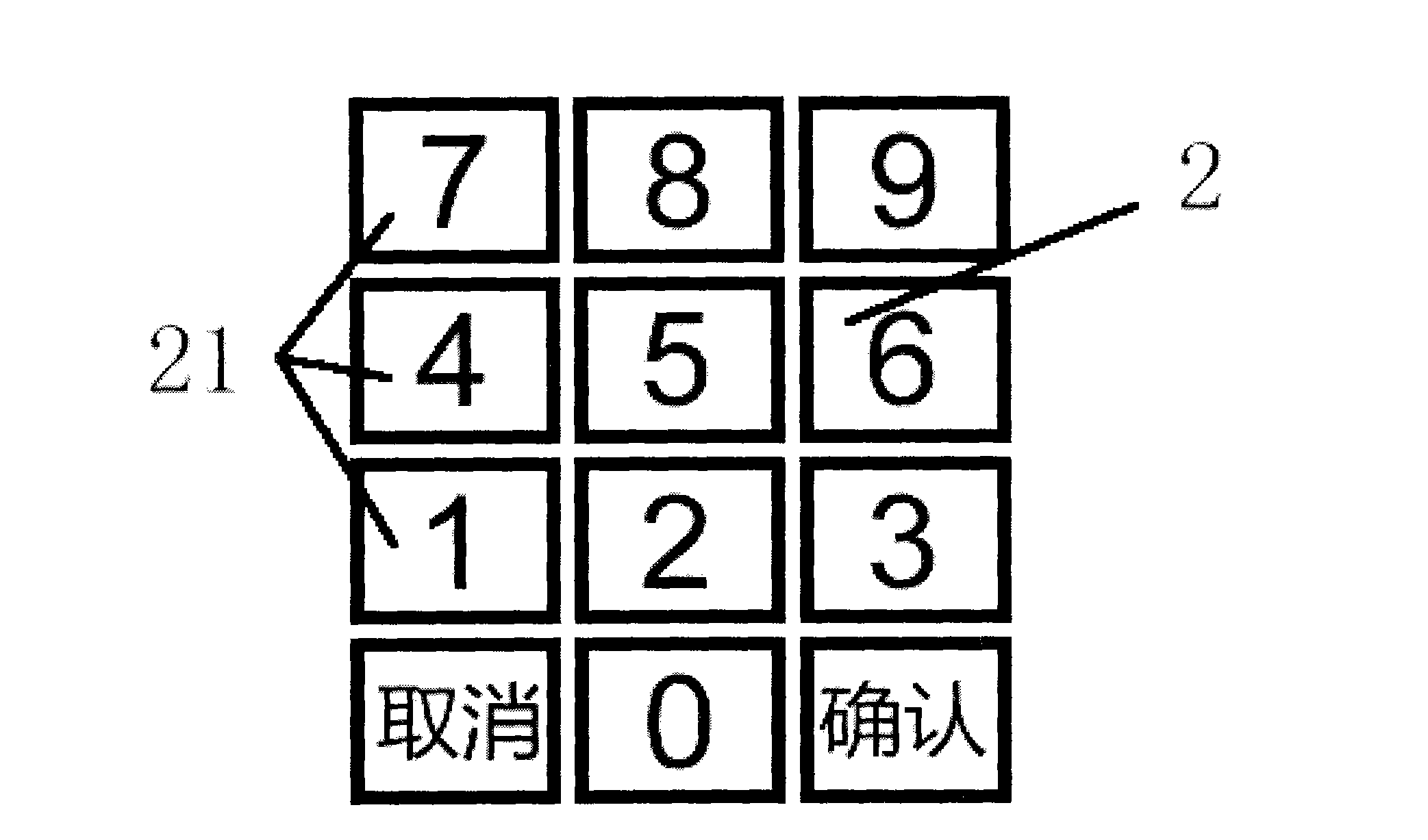 Peeping-proof password input method