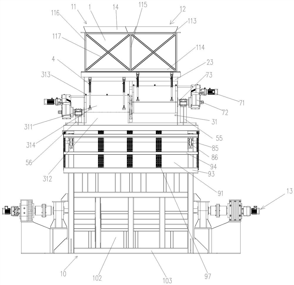 Garbage pyrolysis gasification furnace and method