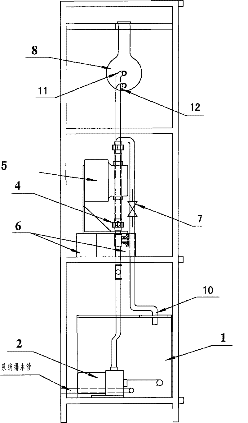 Sample detecting circulating water device with planktonic animal optical counting function