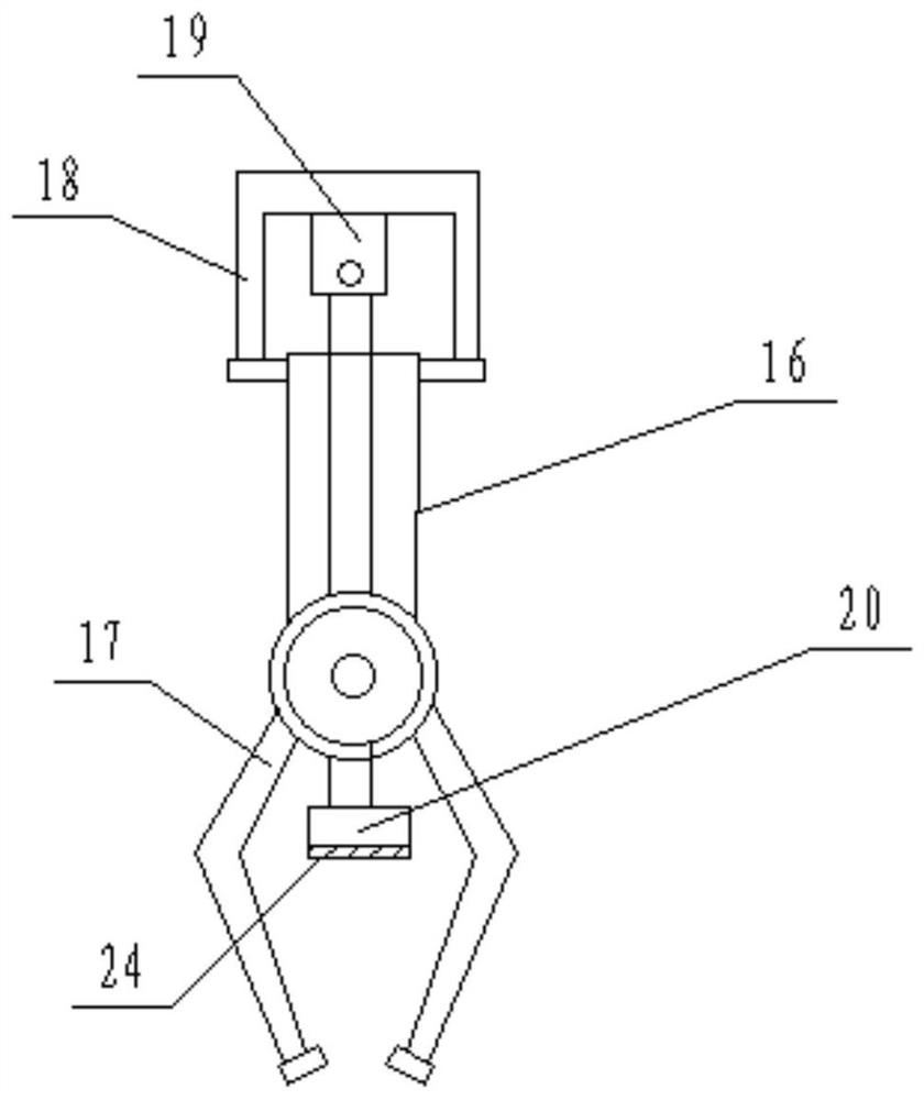 Automatic filling device for gas extraction presplitting blasting explosive