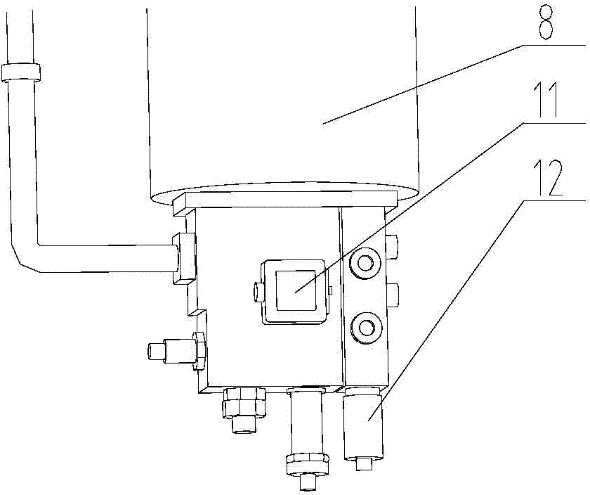 Axial pressing device used after winding of large-size transformer coil