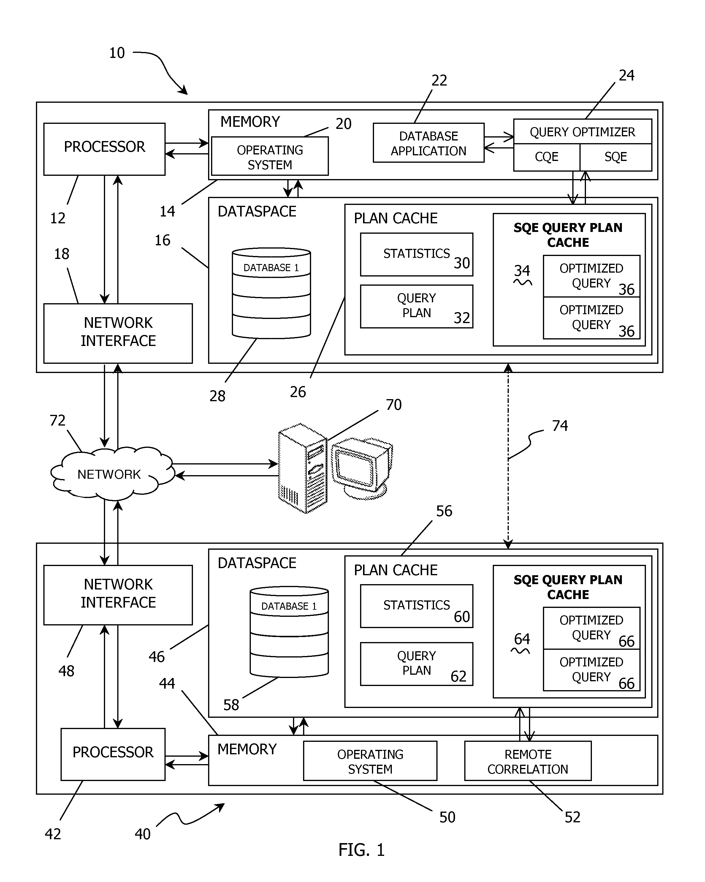 Preserving a query plan cache