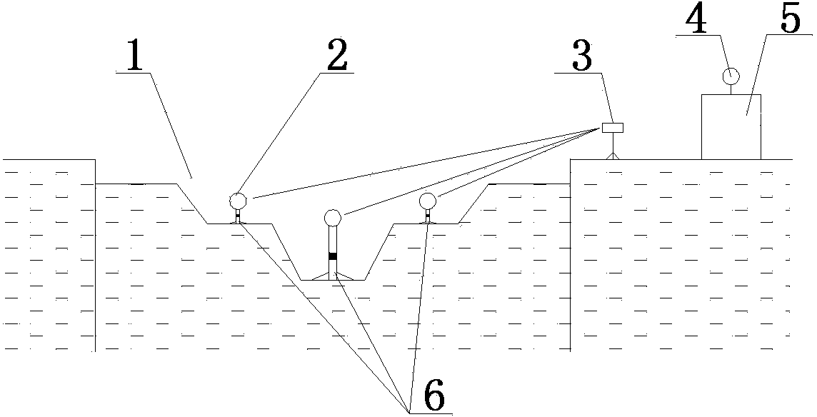 Monitoring method of bottom soil heave of excavation foundation pit