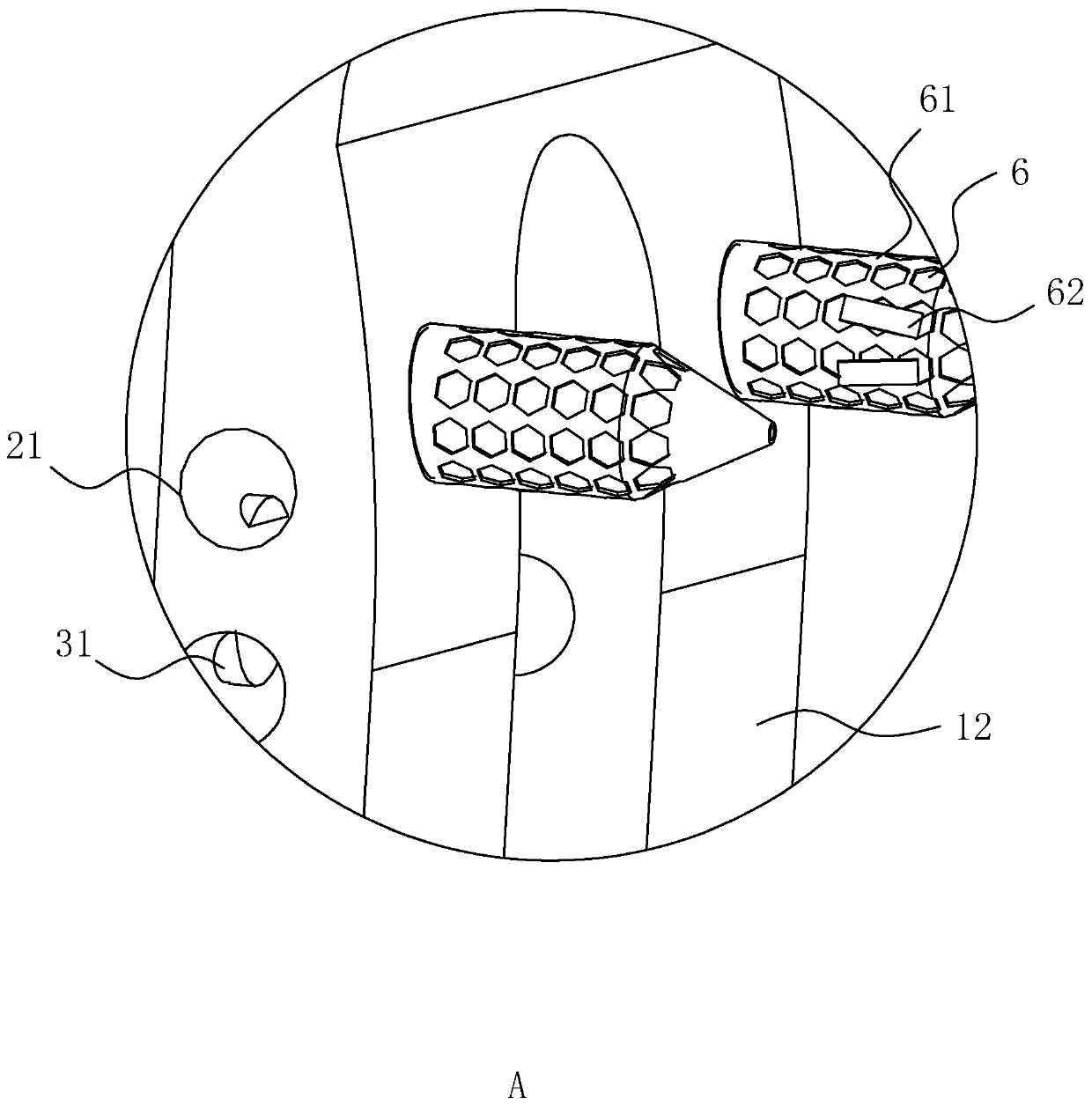 Hip joint fracture steel plate