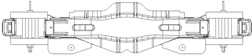 A ZOCT type bogie side frame cross-bearing installing base assembly welding tool