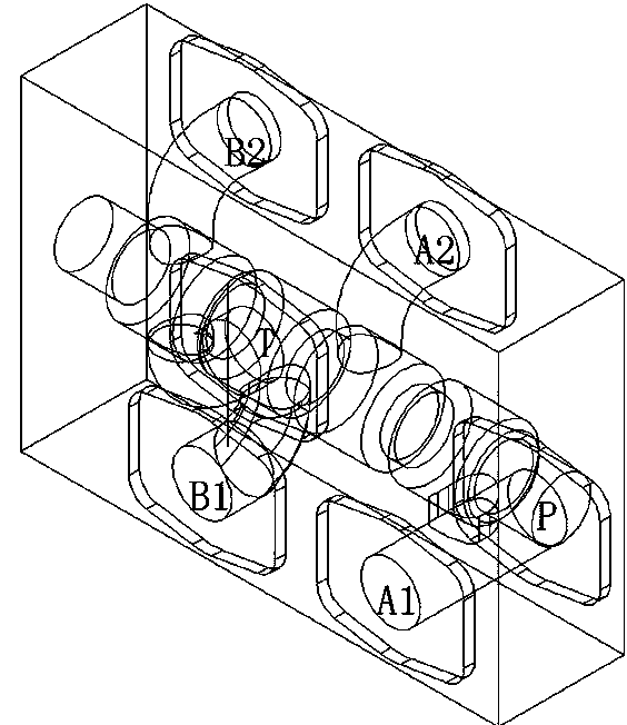 Engineering machinery walking speed controlling and switching valve