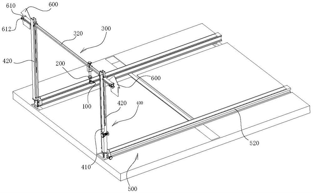 Gantry type calibration frame and calibration method applied to intelligent networked vehicle sensor