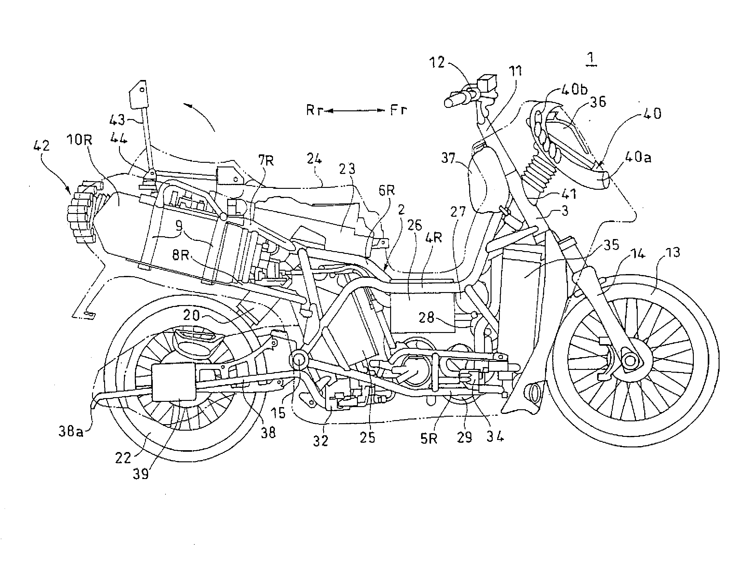 Fuel cell motorcycle