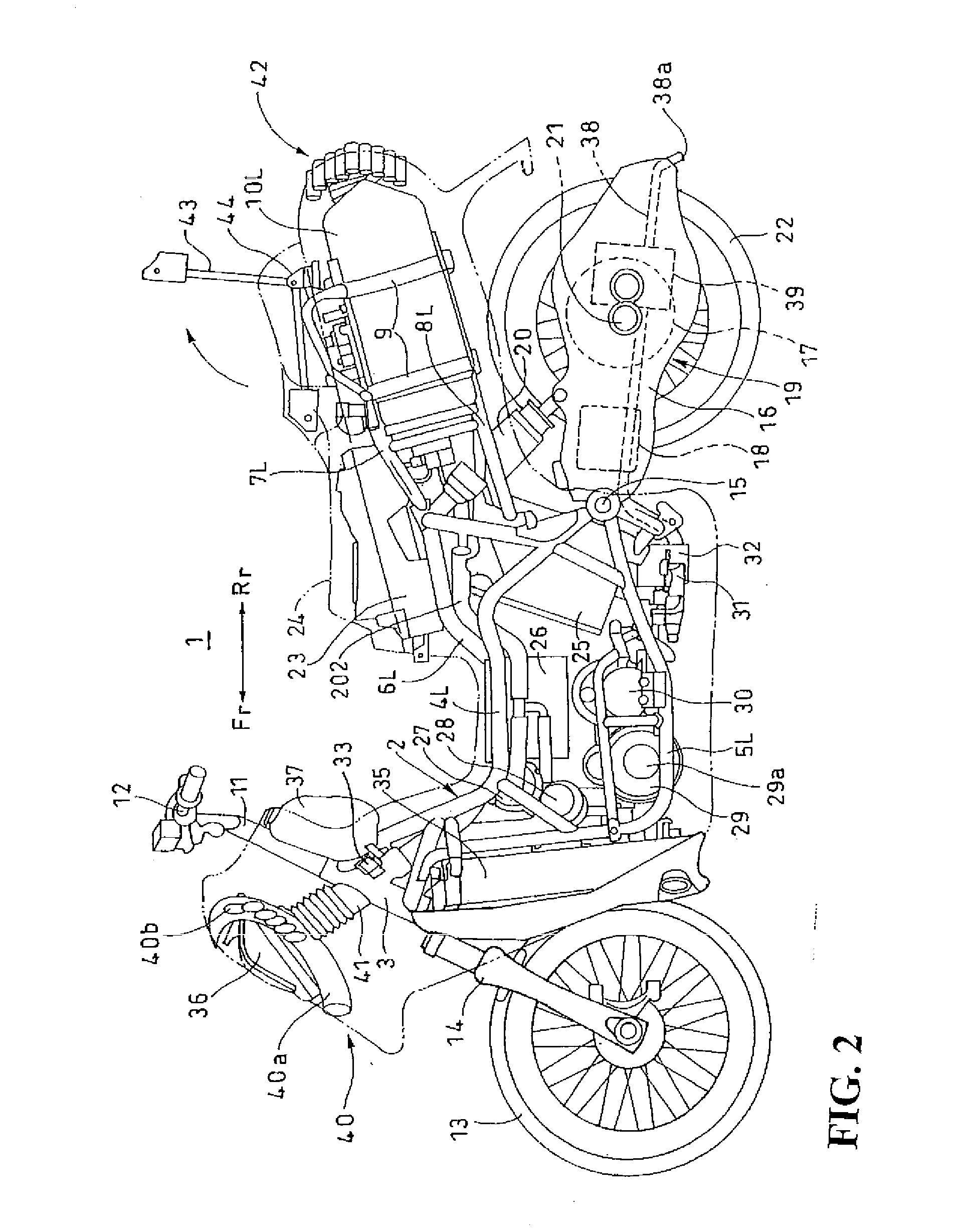 Fuel cell motorcycle