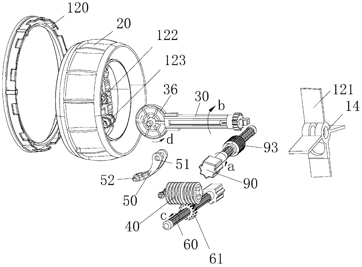 Air conditioner air outlet passage airflow adjusting mechanism