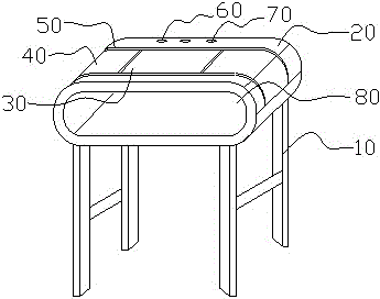 Intelligent desk and remote learning matching method based on intelligent desk