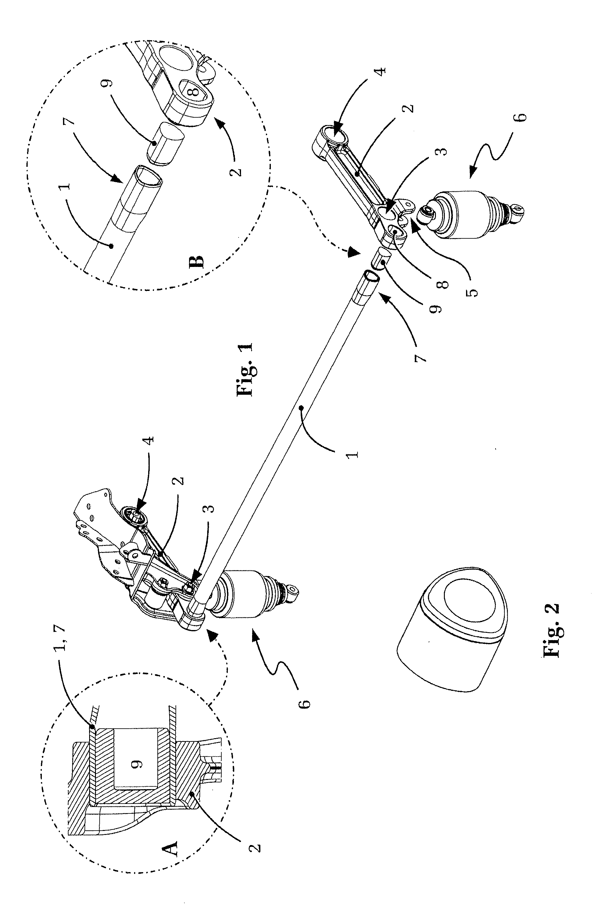 Hollow shaft connection device