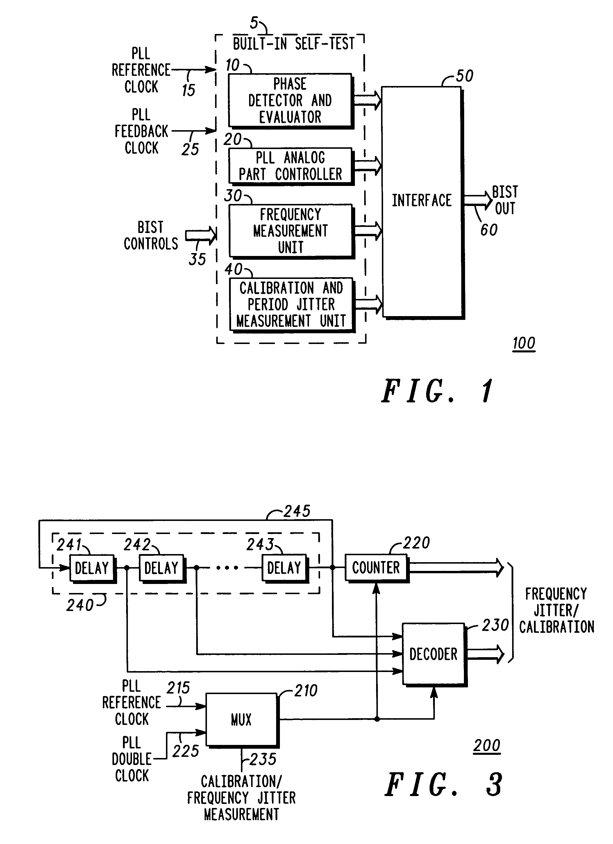 Module, system and method for testing a phase locked loop