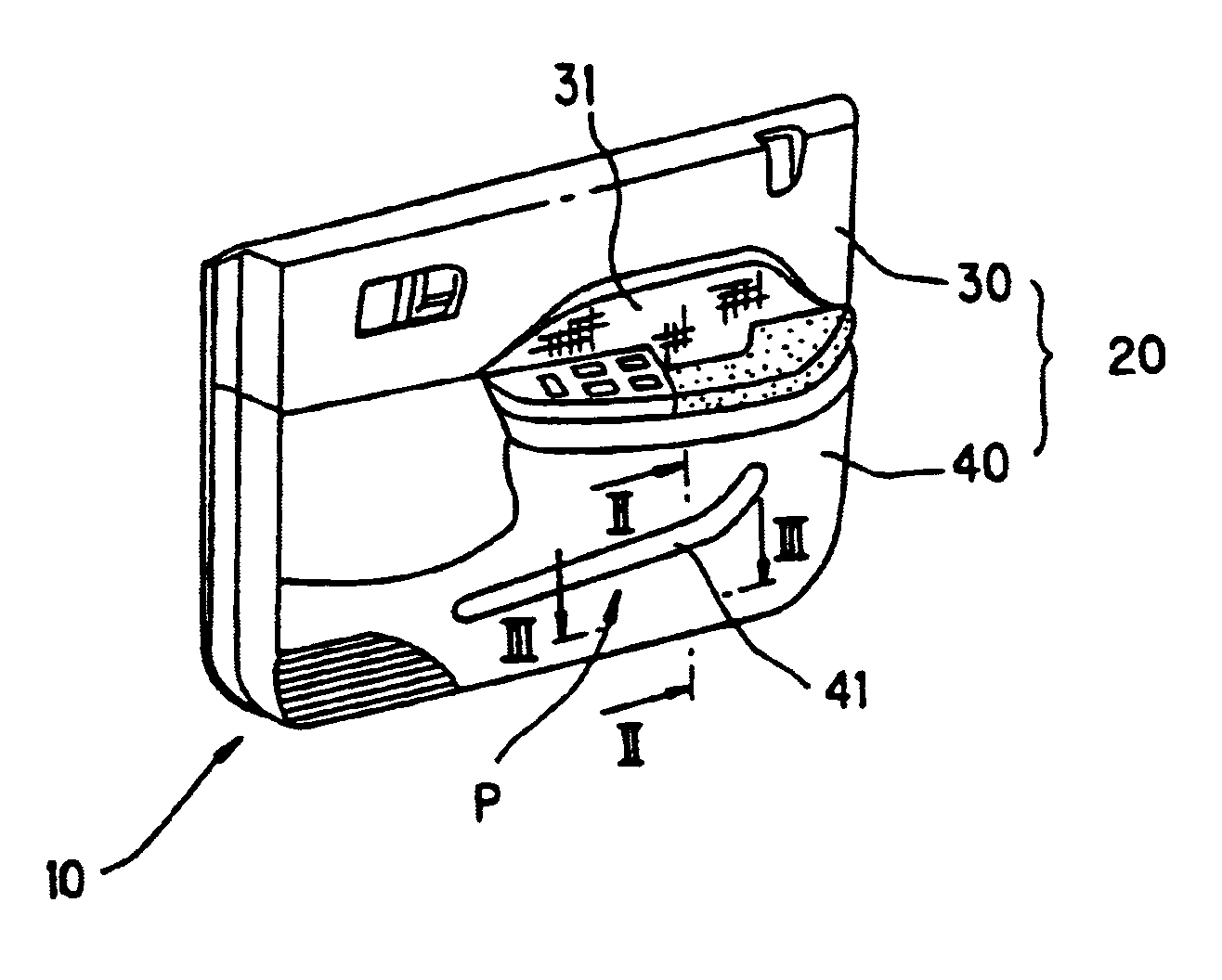 Pocket structure in interior trim