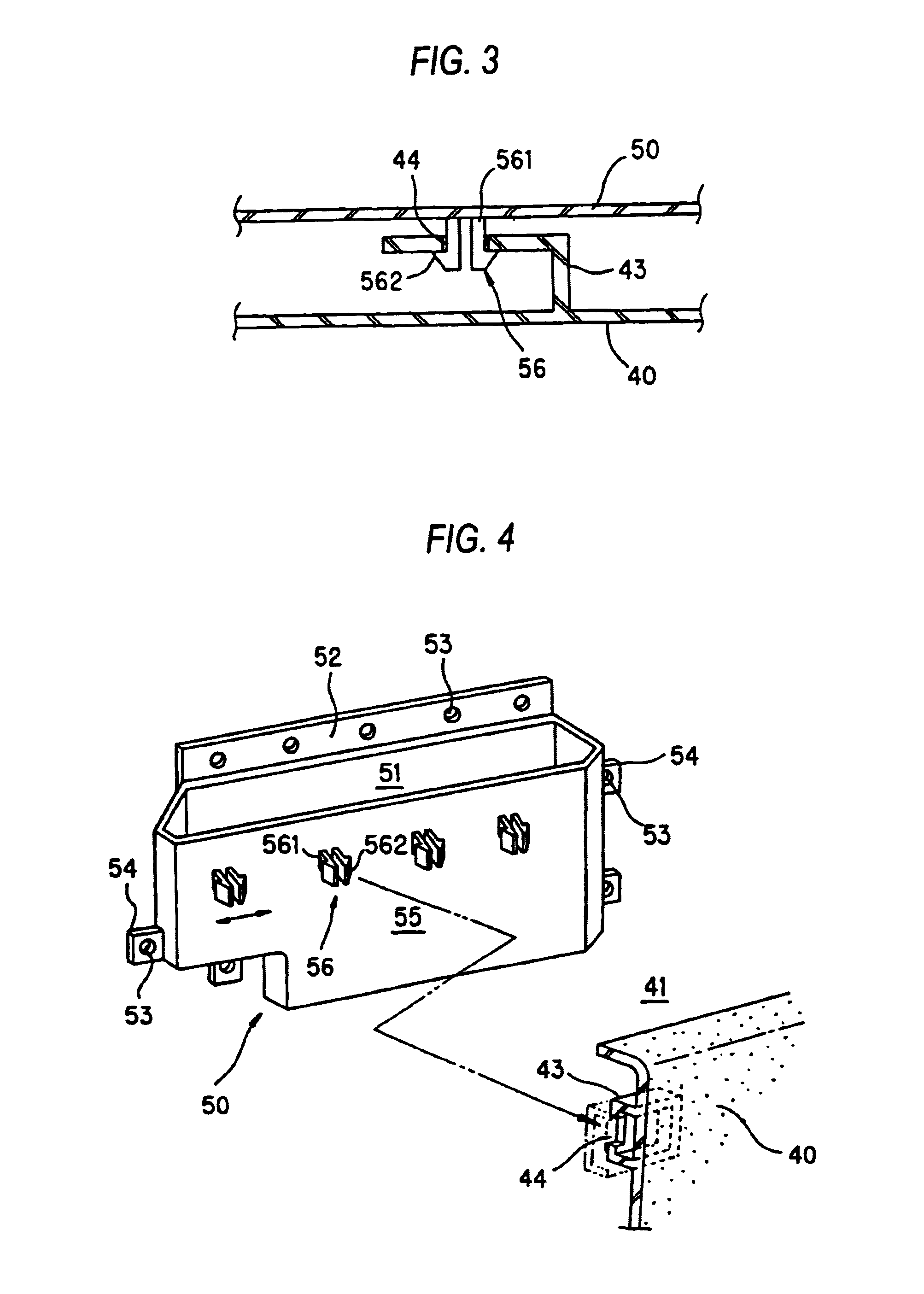 Pocket structure in interior trim