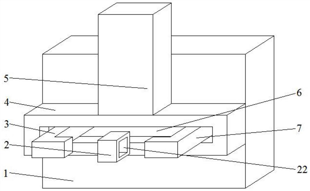 Lamp box mounting structure for exhibition hall design