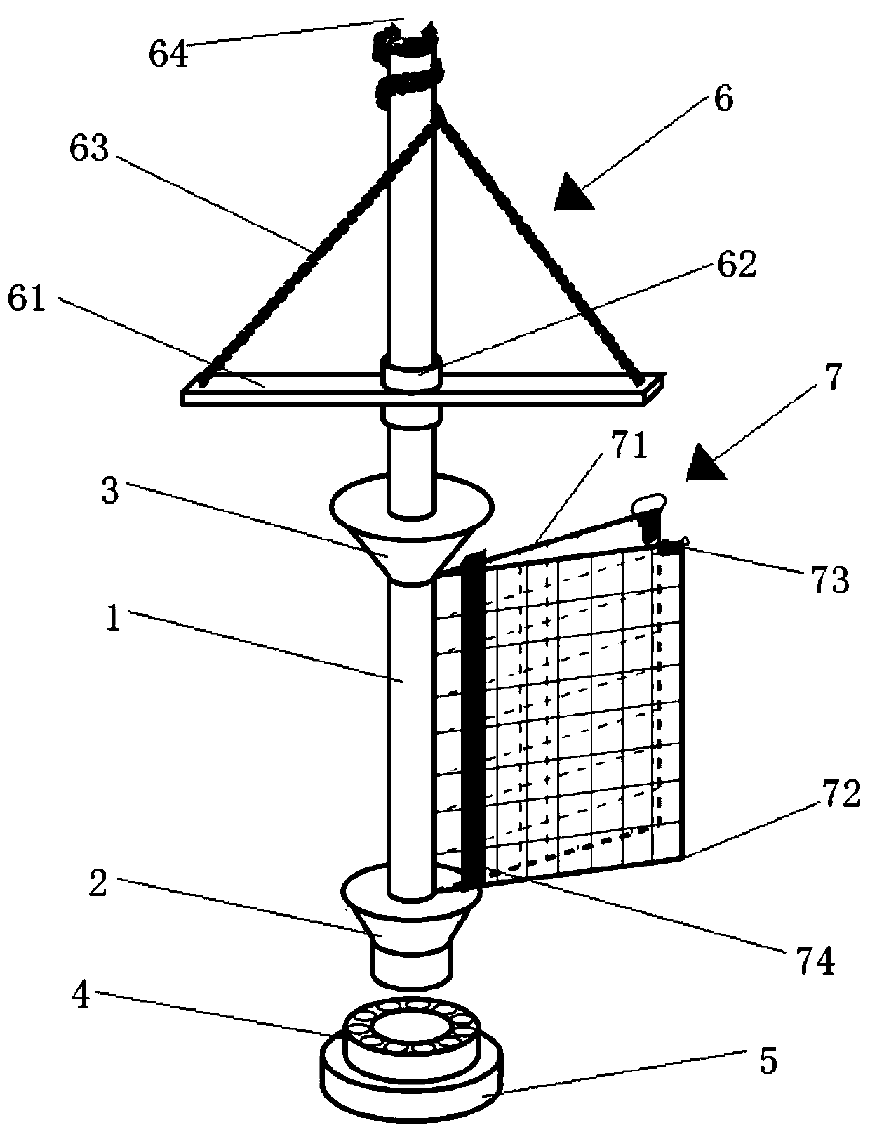 Rapid separation device and separation method for plant root system tissues and attached soil samples