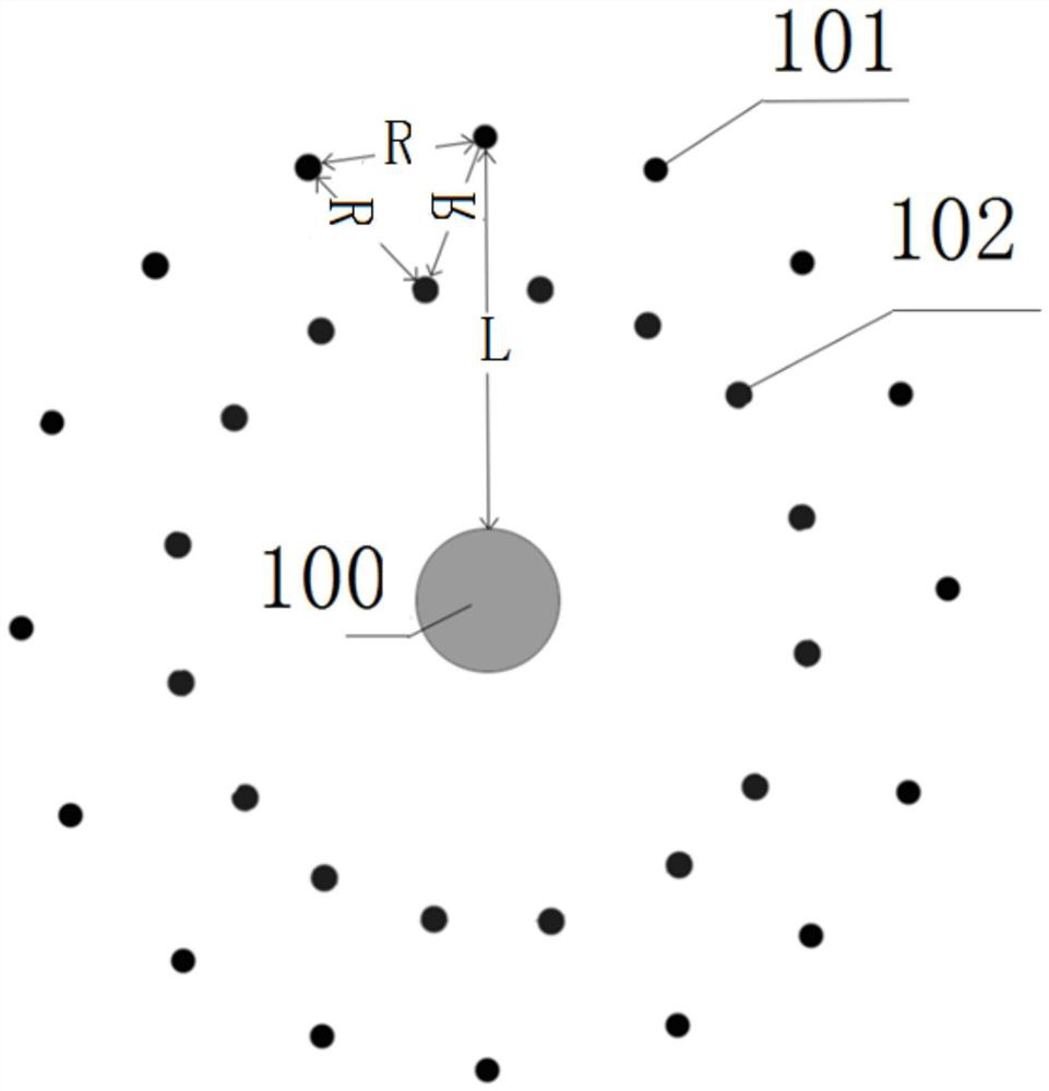 Curtain closure method for submersible aquifer dotted vertical water guiding channel