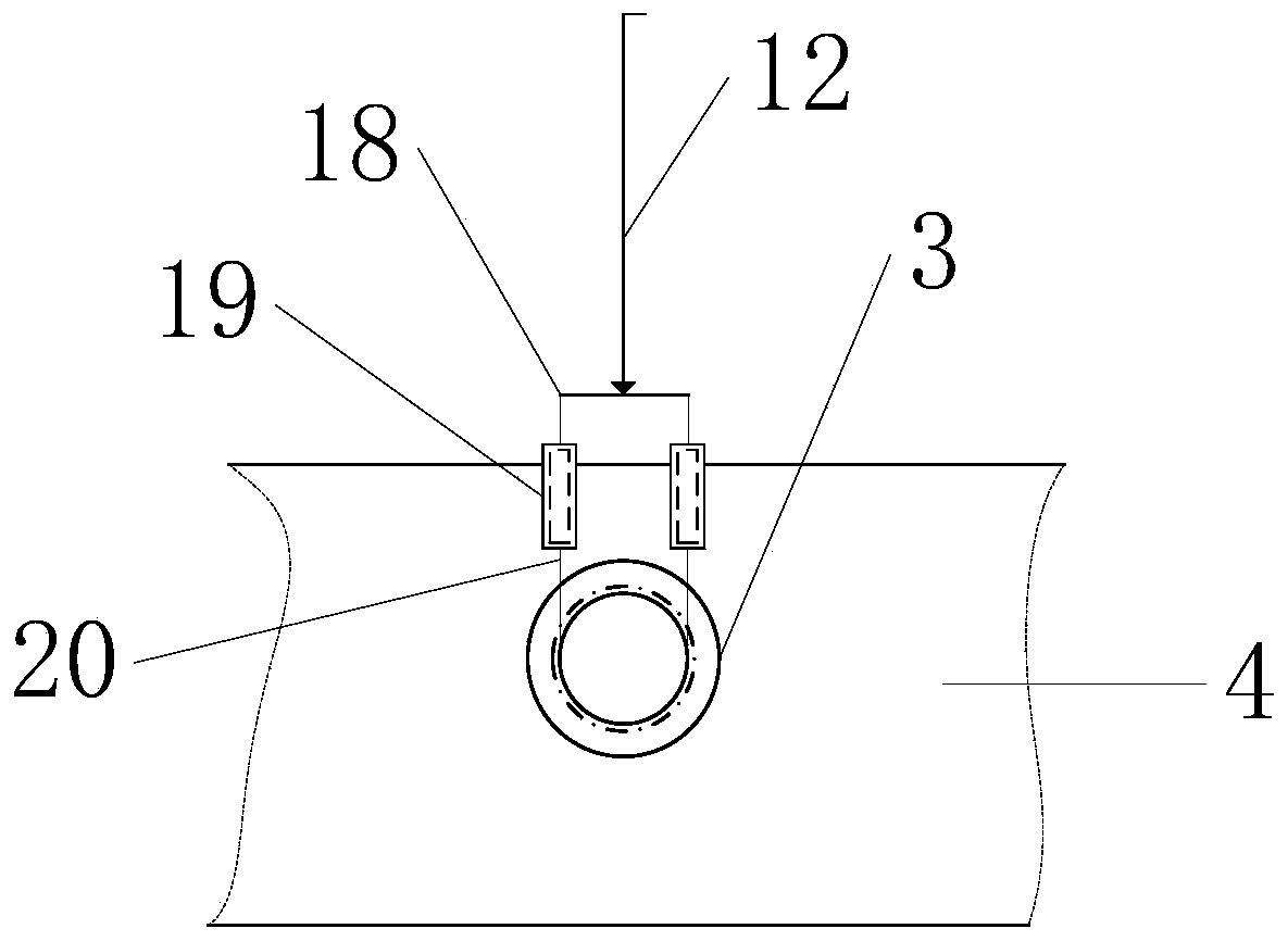 System for weakening pressure pulsation of draft tube of water-turbine generator set