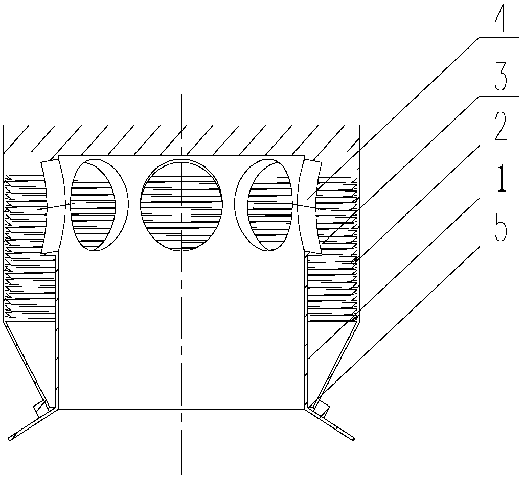 A hood type demister