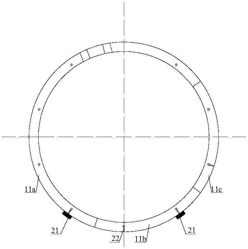 Inverted arch supporting assembly suitable for shield-type TBM tunnel prefabricated segmental lining structure