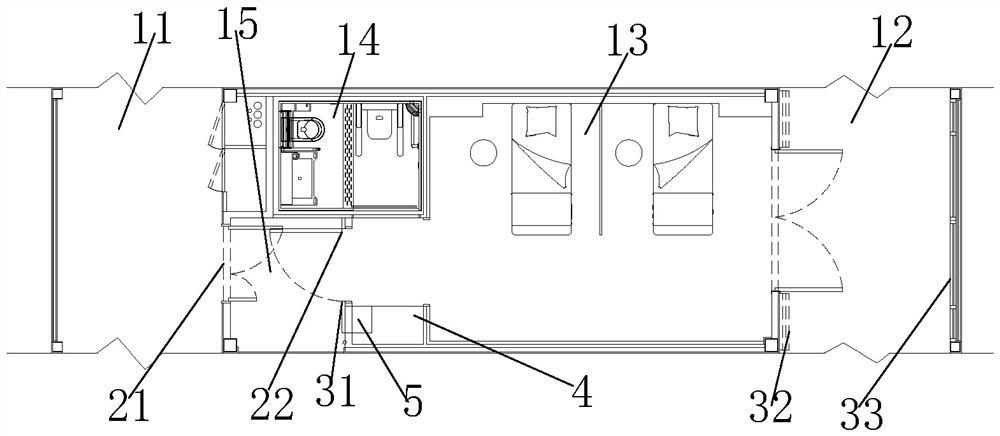 A multi-mode ward with both protective effect and comfort and a method of using the same