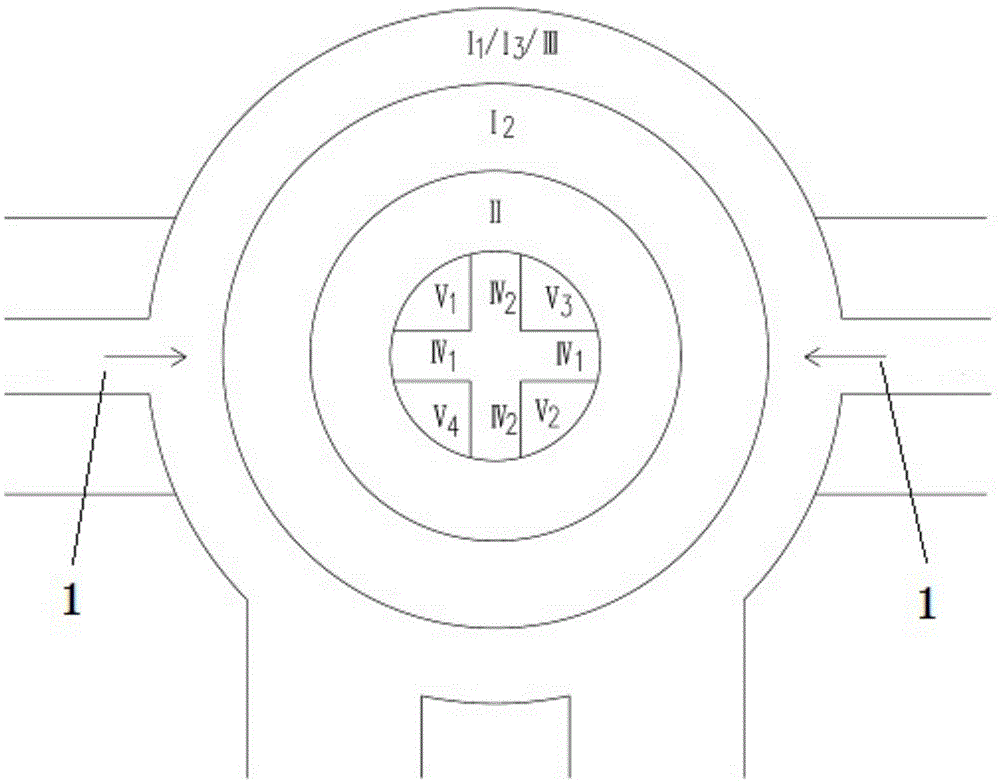 Underground dome excavation construction arrangement structure and excavation method