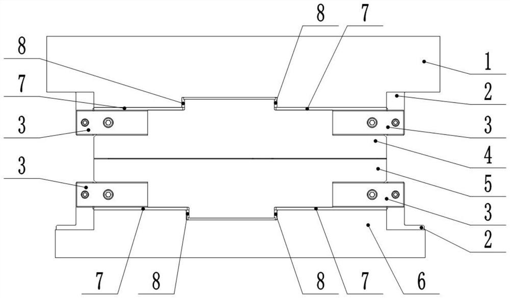 Double-station upsetting female die shifting device and using method