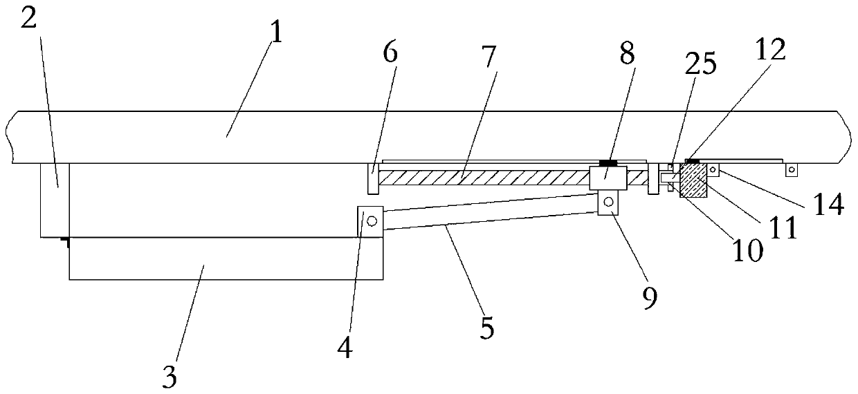 Novel vehicle-mounted display screen component capable of being manually or electrically turned over