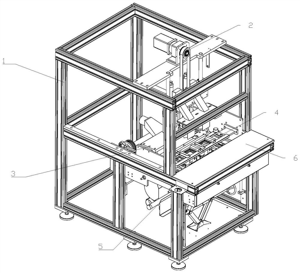 Packaging bag blowing device and method and sealing equipment