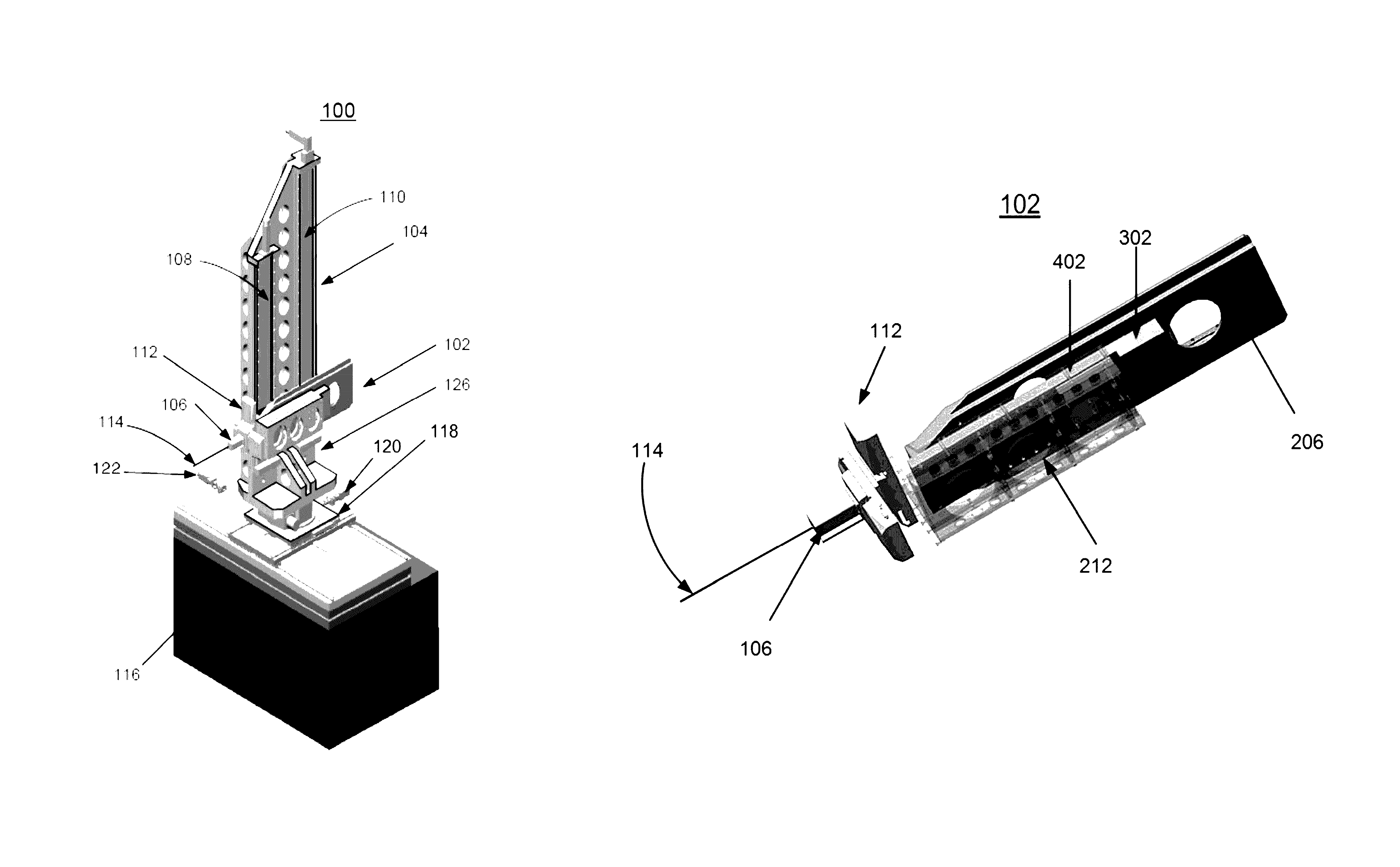 High precision detector robot arm system