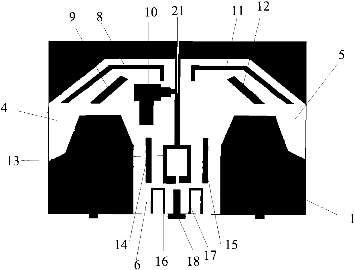 Ultra wide band medium antenna