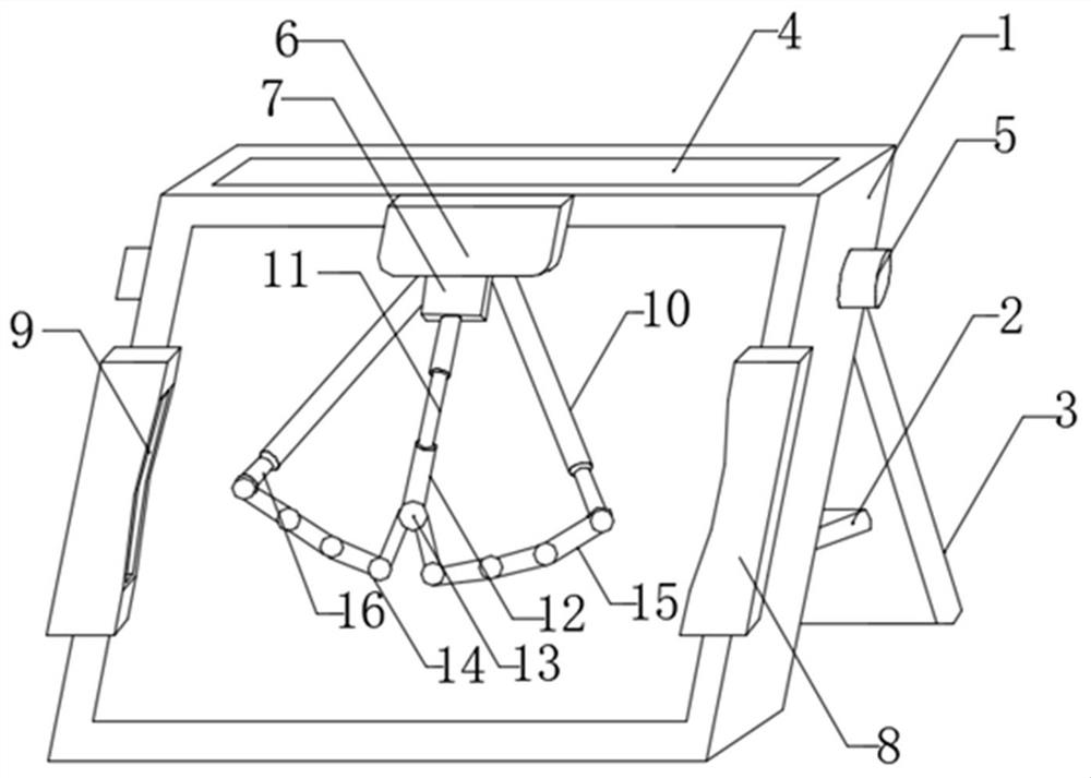 An arc cutting device for stone slabs