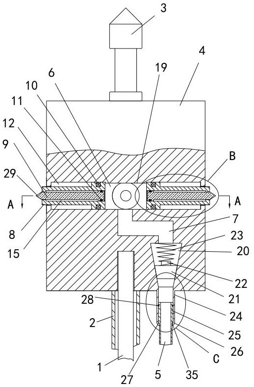 Hydraulic Anchor Head of Multipoint Displacement Meter and Its Fixing Method