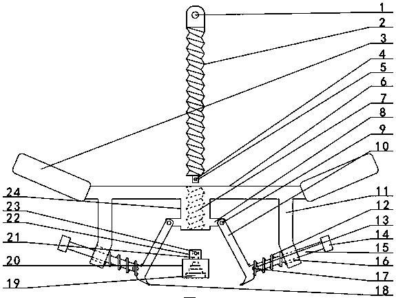 Bearing disassembling tool with hammering function