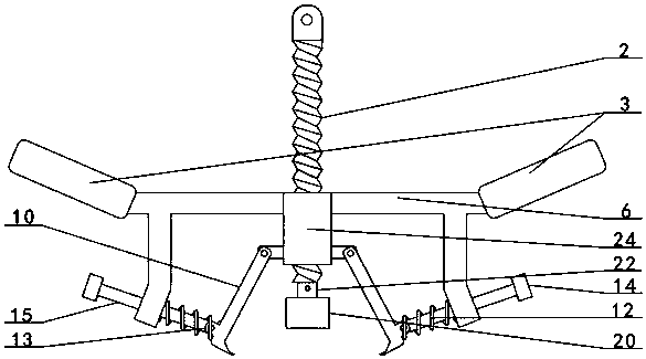 Bearing disassembling tool with hammering function