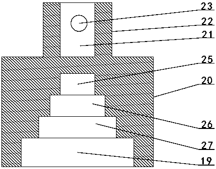 Bearing disassembling tool with hammering function