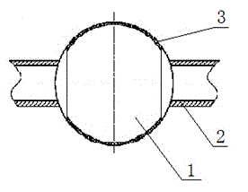 Large-diameter steel ball hard-turning method