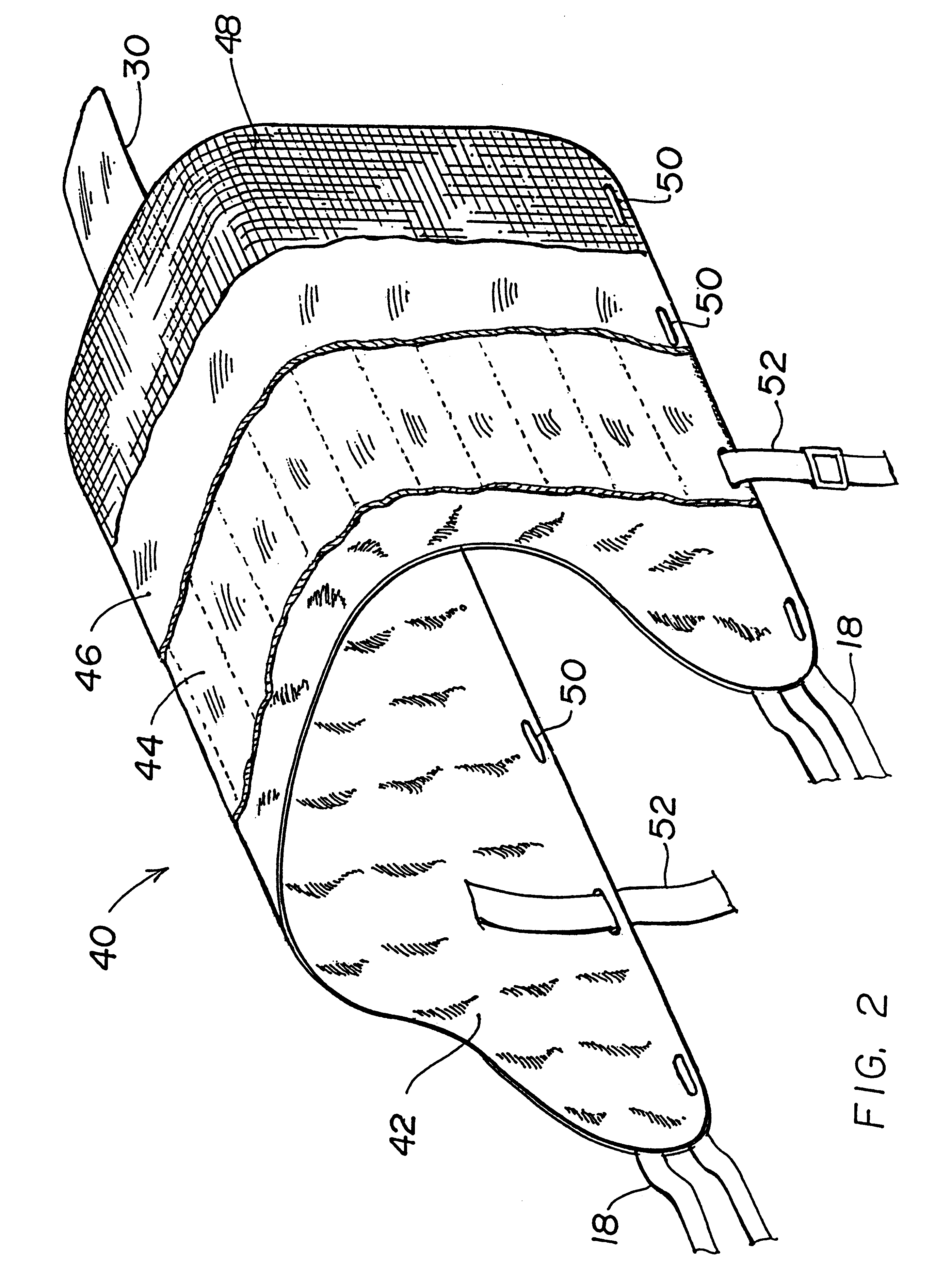 Protective screen for horse blanket