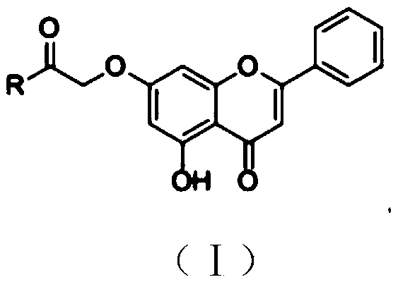 Chrysin amide derivative as well as preparation method and medical application thereof