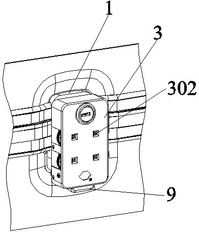 Luggage padlock