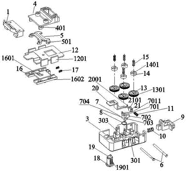 Luggage padlock