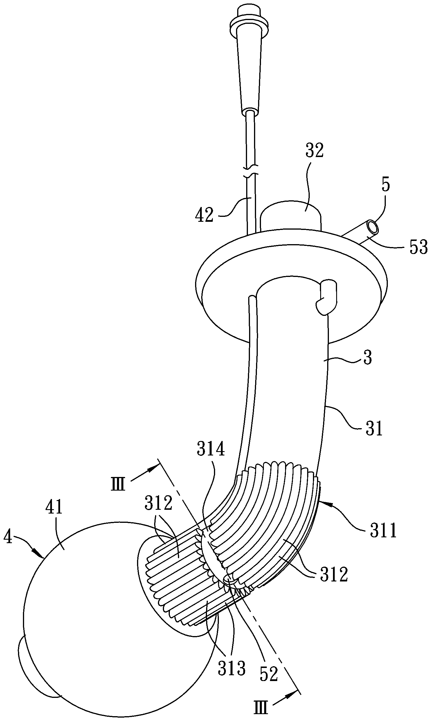 Tracheal tube for secretion removal