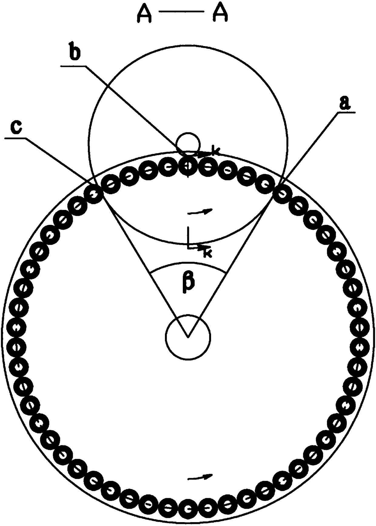 Spring grinding mechanism