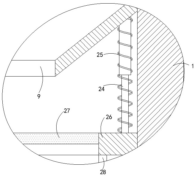 Vibration type filtering equipment for oil exploitation