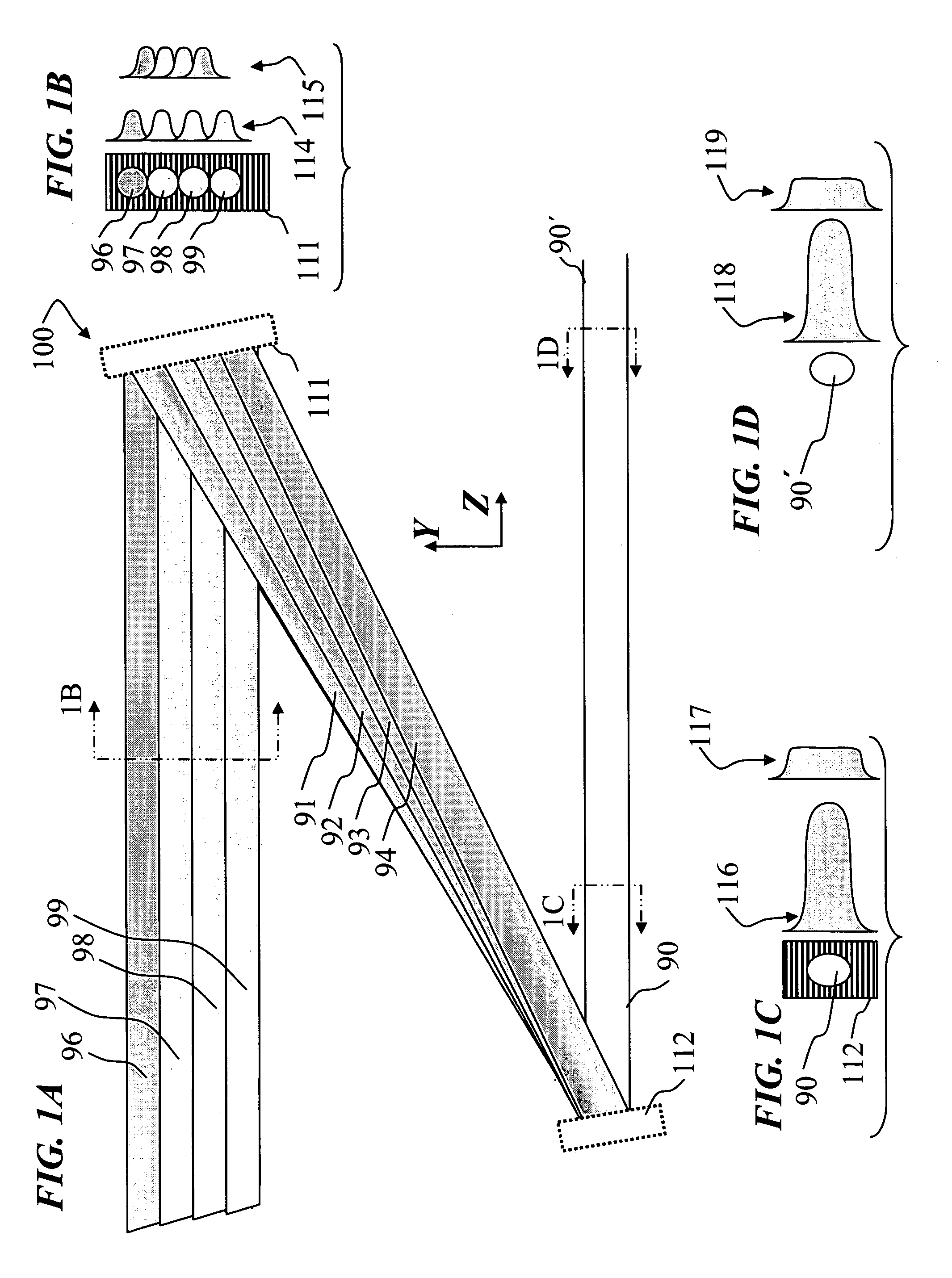 Apparatus and method for spectral-beam combining of high-power fiber lasers