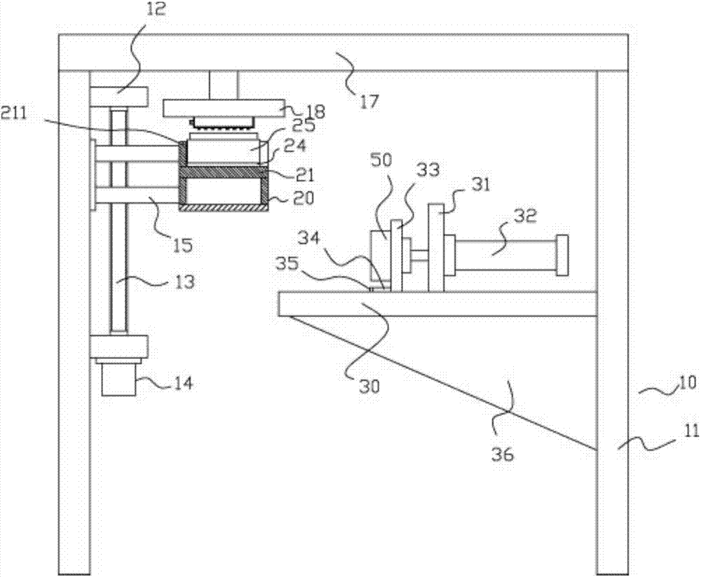 Cake sauce painting mechanism capable of automatically feeding and discharging