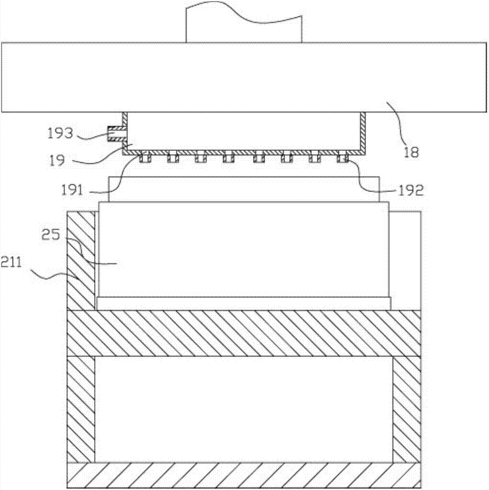 Cake sauce painting mechanism capable of automatically feeding and discharging