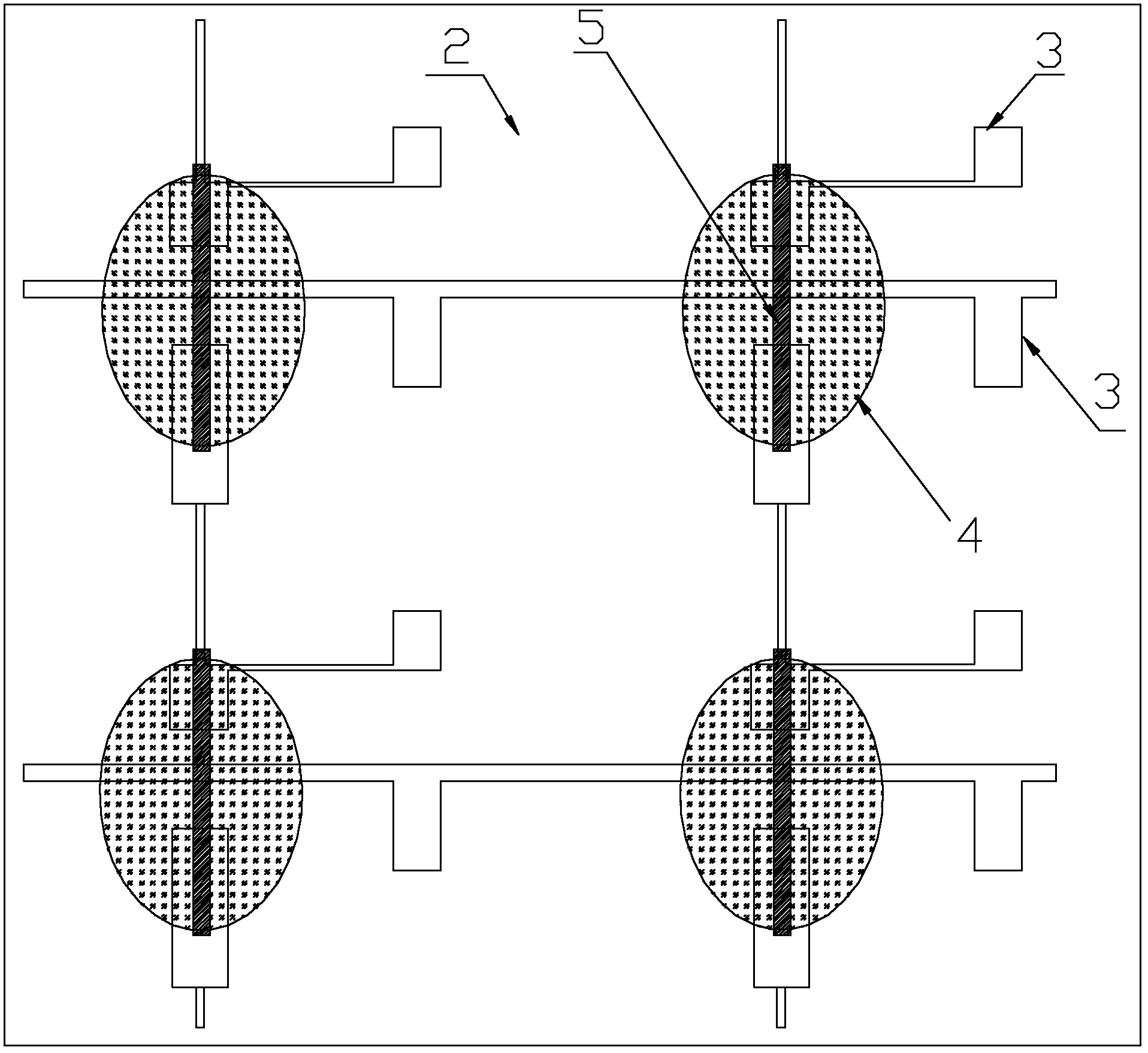 LED module fabrication process with patterned transparent thin-film electrodes