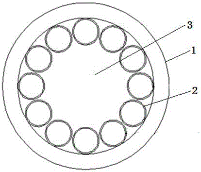 Hollow-core microstructure fiber with high damage threshold